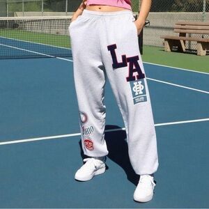 LA Patch Drawstring Sweatpant | Urban Outfitters